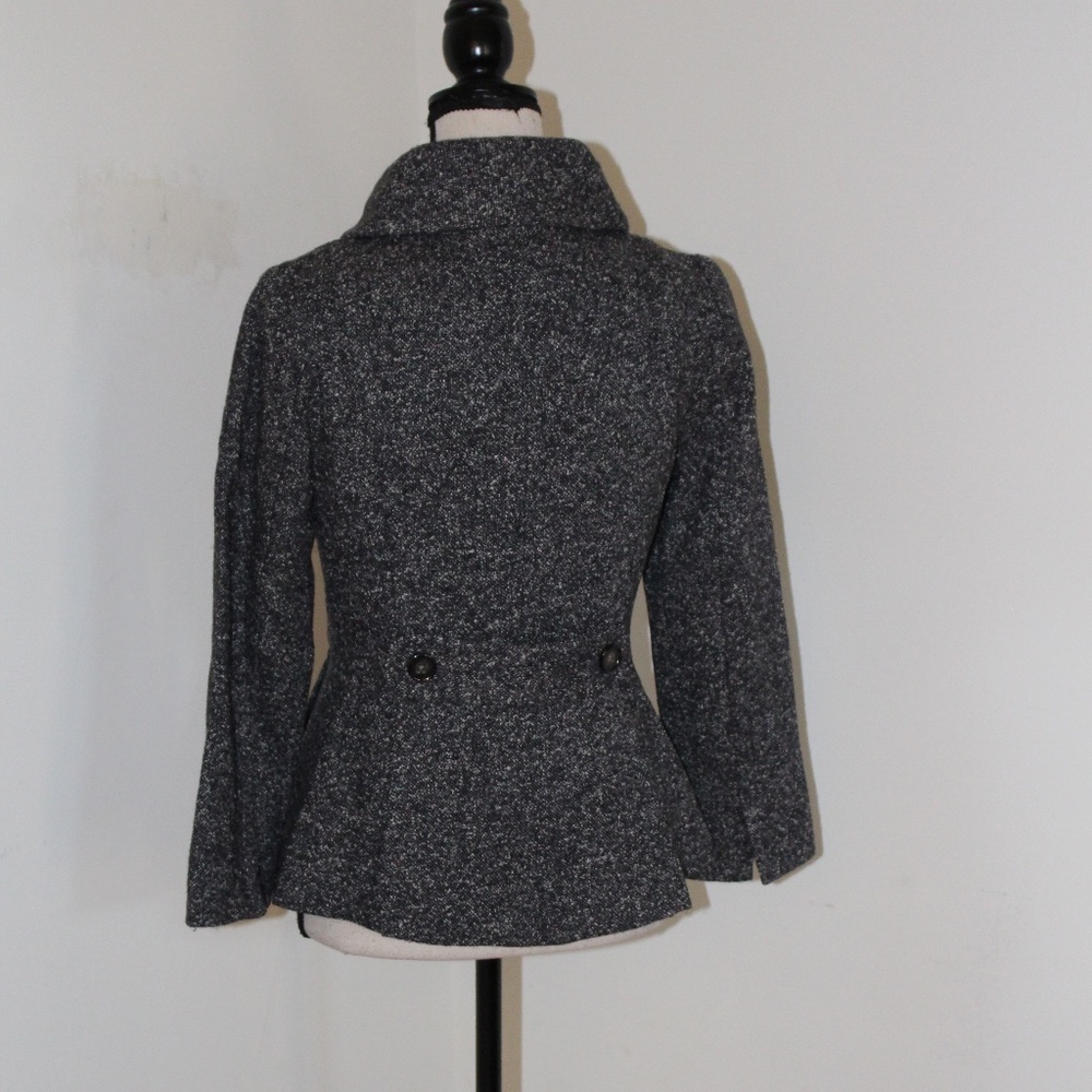 Banana Republic MADMEN, Elegant Gray Tweed Jacket - Picture 5 of 13